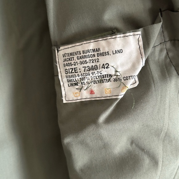 Vintage Camouflage Military Field Jacket 42R XL - Picture 7 of 16